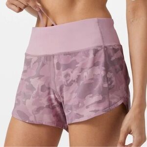 Lulu Pink Camo Shorts